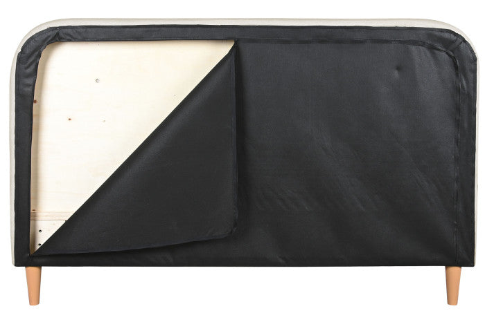 BED POLYESTER WOOD 170X219X120 MAX. 220 KG. BEIGE