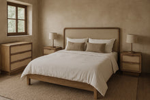 Carica l&#39;immagine nel visualizzatore di Gallery, BED HEADER MANGO JUTE 160X4X80 NATURAL BROWN
