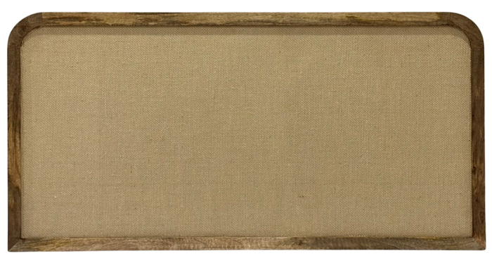 BED HEADER MANGO JUTE 160X4X80 NATURAL BROWN