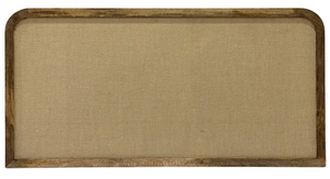 BED HEADER MANGO JUTE 160X4X80 NATURAL BROWN