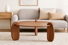 Load image into Gallery viewer, COFFEE TABLE MANGO 90X90X46 BROWN