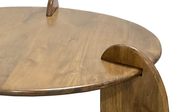 COFFEE TABLE MANGO 90X90X46 BROWN