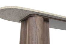 Cargar imagen en el visor de la galería, CONSOLE TABLE WOOD GRANITE 150X40X78 BROWN