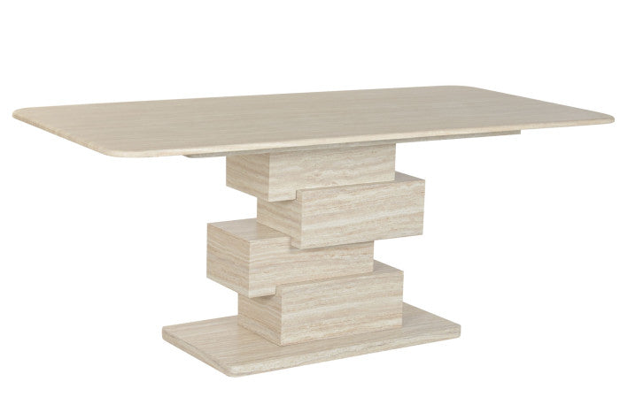 TABLE GRANITE MDF 180X90X75 FAUX MARBLE