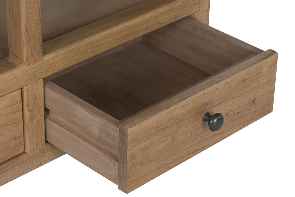 RECYCLED WOOD ELM 120X38X190 NATURAL