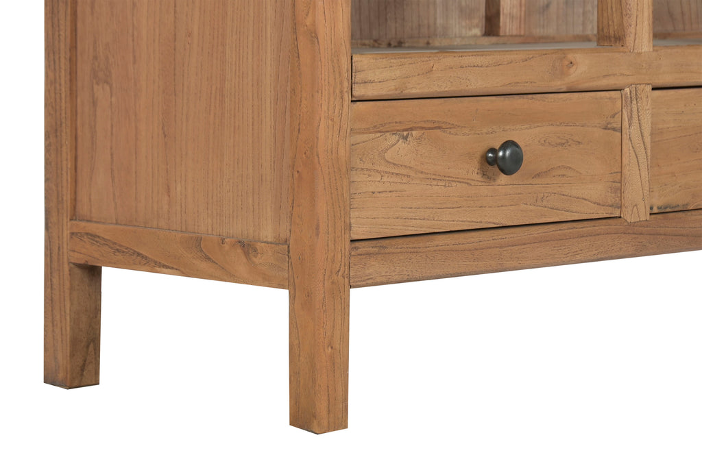 RECYCLED WOOD ELM 120X38X190 NATURAL