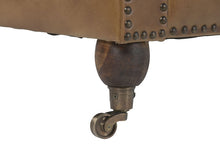 Carica l'immagine nel visualizzatore di Gallery, SOFA CHESTERFIELD LEATHER 190X77X80 3 SEATS