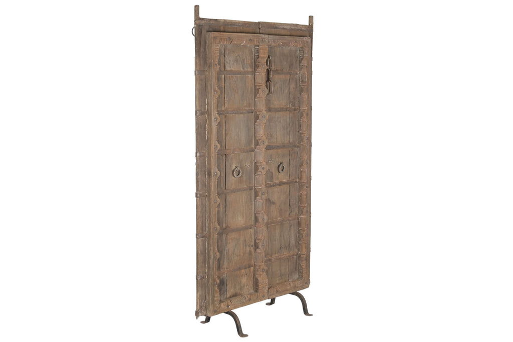 Antique door teak iron 90X10X180 natural
