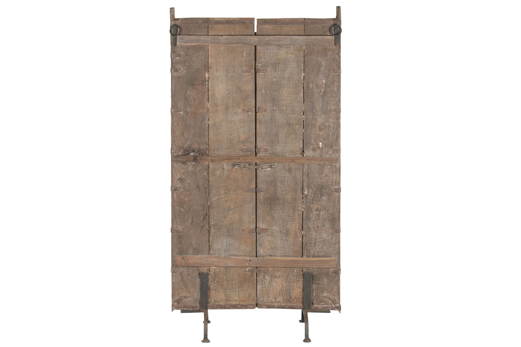 Antique door teak iron 90X10X180 natural