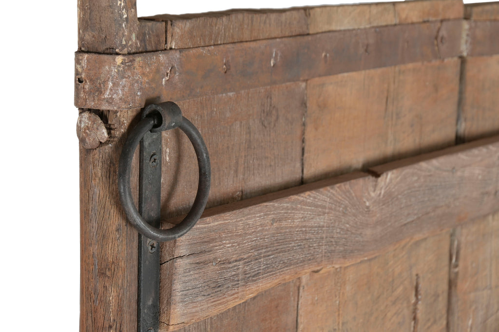 Antique door teak iron 90X10X180 natural