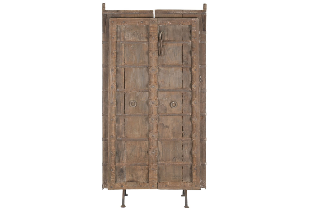 Antique door teak iron 90X10X180 natural