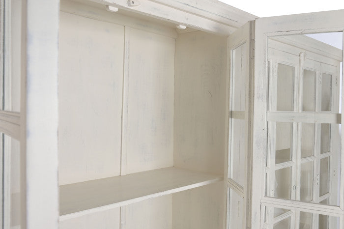 SHOWCASE TEAK MANGO 270X43X244 DECAPE WHITE