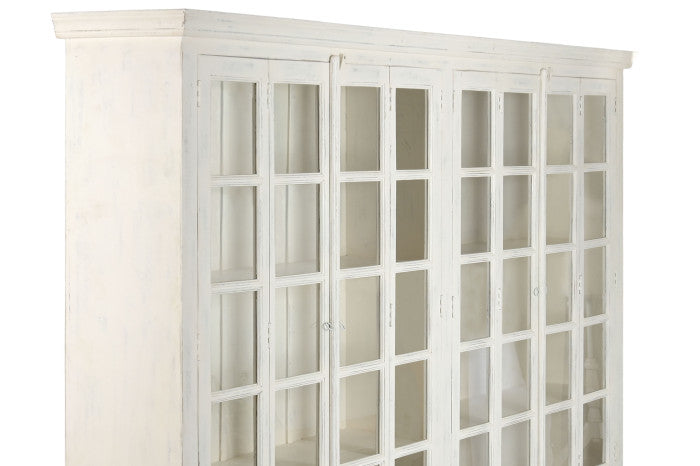 SHOWCASE TEAK MANGO 270X43X244 DECAPE WHITE