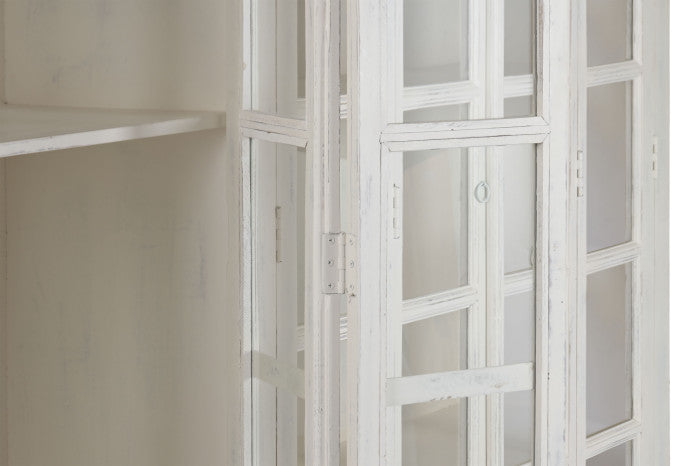 SHOWCASE TEAK MANGO 270X43X244 DECAPE WHITE