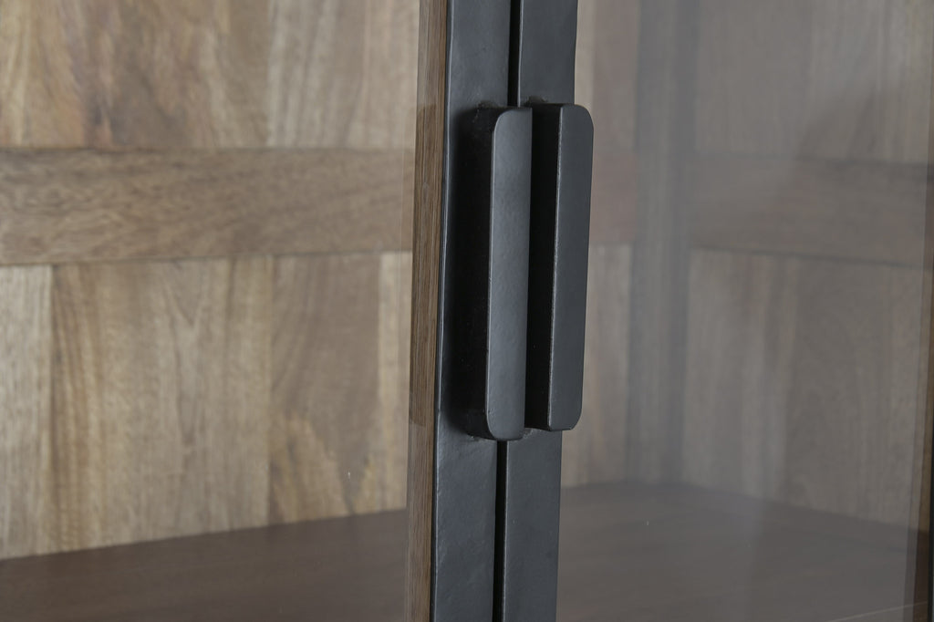 SHOWCASE MANGO METAL 100X42X195 NATURAL