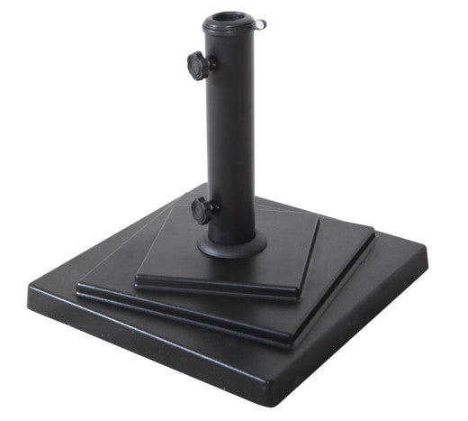 BASE SUNSHADE CEMENT STEEL 36X36X35 14,5KG. BLACK