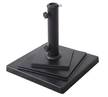 Carica l'immagine nel visualizzatore di Gallery, BASE SUNSHADE CEMENT STEEL 36X36X35 14,5KG. BLACK