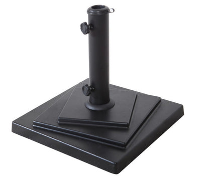 BASE SUNSHADE CEMENT STEEL 36X36X35 14,5KG. BLACK