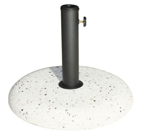 BASE SUNSHADE CEMENT STEEL 60X60X45 20KG. WHITE