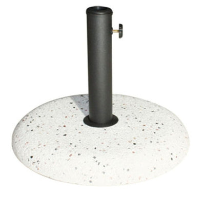 BASE SUNSHADE CEMENT STEEL 60X60X45 20KG. WHITE