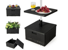 Carica l'immagine nel visualizzatore di Gallery, BASE SUNSHADE 53X53X30 55/66KG. BLACK