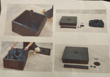 Carica l'immagine nel visualizzatore di Gallery, BASE SUNSHADE 53X53X30 55/66KG. BLACK