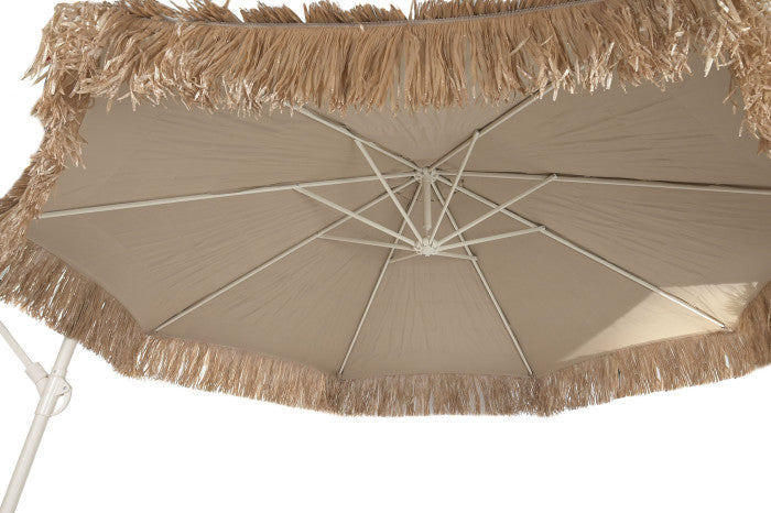 PARASOL STEEL 360X300X250 UV 50+ BROWN