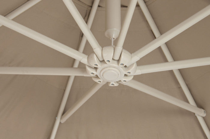 PARASOL STEEL 360X300X250 UV 50+ BROWN