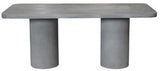 TABLE CONCRETE 200X100X74 GREY