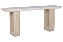 Load image into Gallery viewer, CONSOLE TABLE ELM MARBLE TRAVERTINE 180X38X76