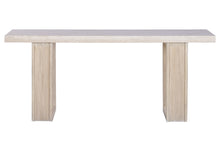 Load image into Gallery viewer, CONSOLE TABLE ELM MARBLE TRAVERTINE 180X38X76