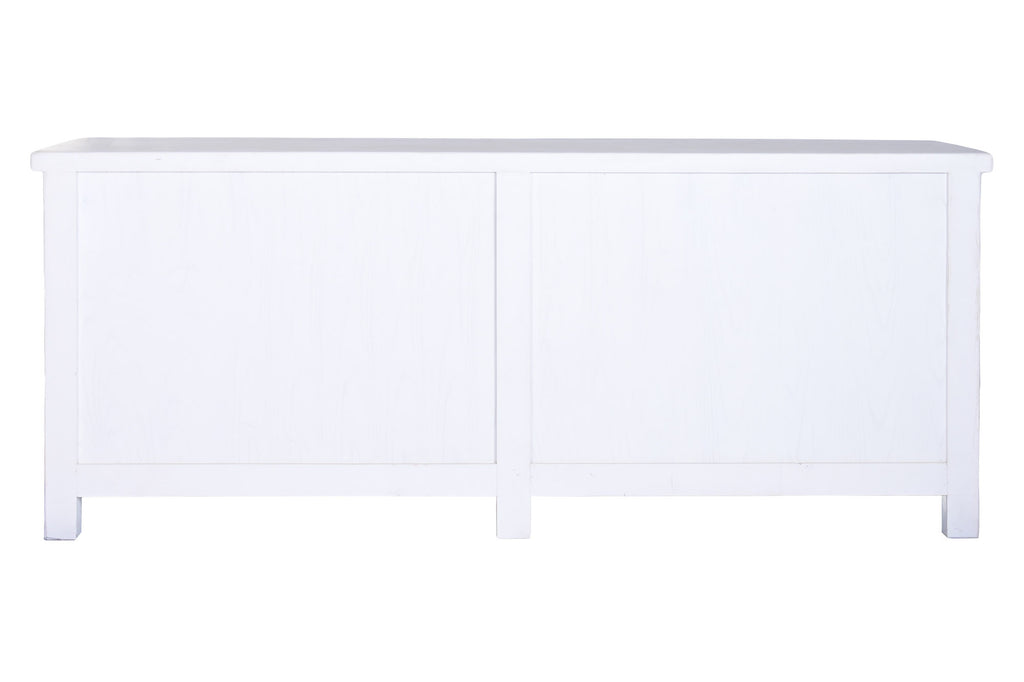 SIDEBOARD ELM 230X48X96 WHITE
