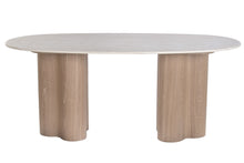 Load image into Gallery viewer, TABLE MDF GRANITE 180X90X75 LIGHT BROWN