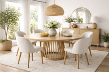 Carica l'immagine nel visualizzatore di Gallery, DINING TABLE ELM 180X180X76