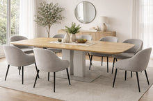 Carica l'immagine nel visualizzatore di Gallery, TABLE ACACIA METAL 240X110X76