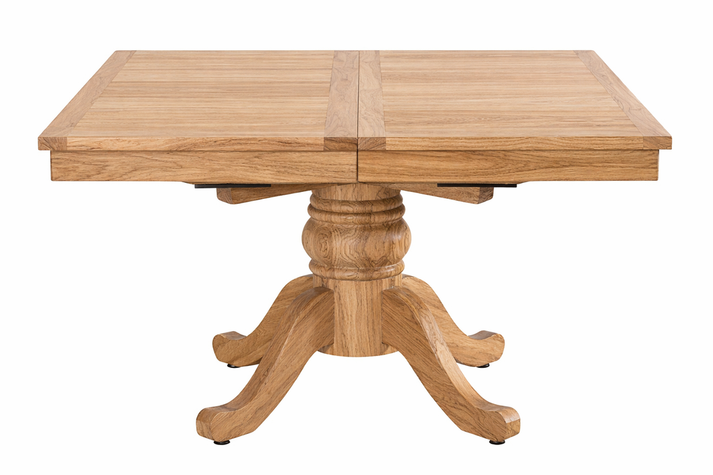 TABLE RECYCLED WOOD ELM 130X130X78 190x130 NATURAL
