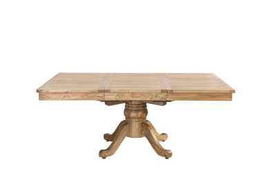 TABLE RECYCLED WOOD ELM 130X130X78 190x130 NATURAL