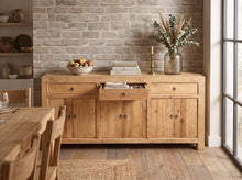 Laden Sie das Bild in den Galerie-Viewer, BUFFET RECYCLED WOOD ELM 180X45X84