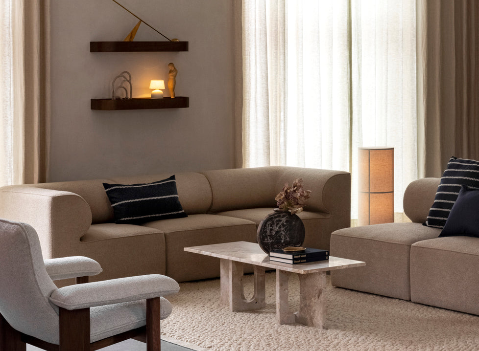 Eave Modular Sofa, 86, 3 Seater, Configuration 2