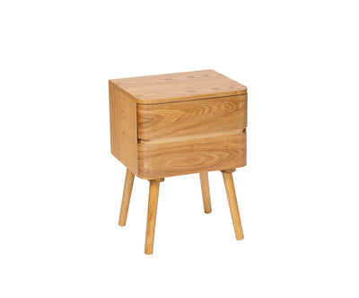 PINE BEDSIDE TABLE 40X34X55CM
