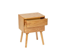 Cargar imagen en el visor de la galería, PINE BEDSIDE TABLE 40X34X55CM