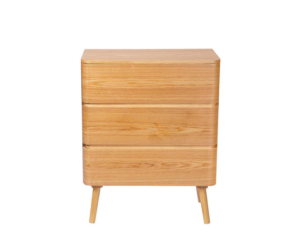 PINE WOOD DRAWER CHEST 65X35X82CM
