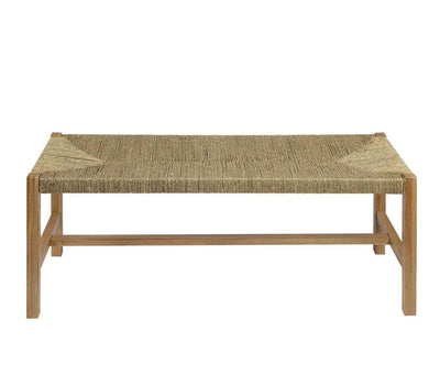 OAK AND SEAWEED BENCH 116X42X46