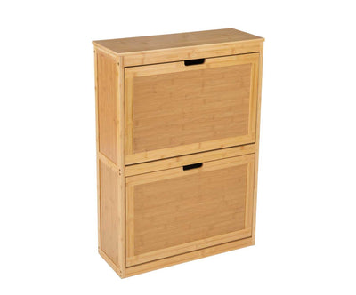 BAMBOO SHOE CUPBOARD 63X24X81CM