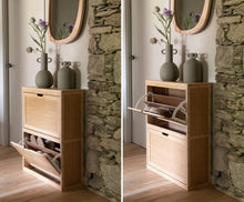 Load image into Gallery viewer, BAMBOO SHOE CUPBOARD 63X24X81CM