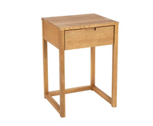 Load image into Gallery viewer, OAK WOOD BEDSIDE TABLE 45X40X60CM