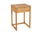 OAK WOOD BEDSIDE TABLE 45X40X60CM