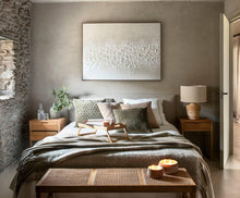 Load image into Gallery viewer, OAK WOOD BEDSIDE TABLE 45X40X60CM