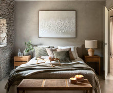 Carica l'immagine nel visualizzatore di Gallery, OAK WOOD BEDSIDE TABLE 45X40X60CM