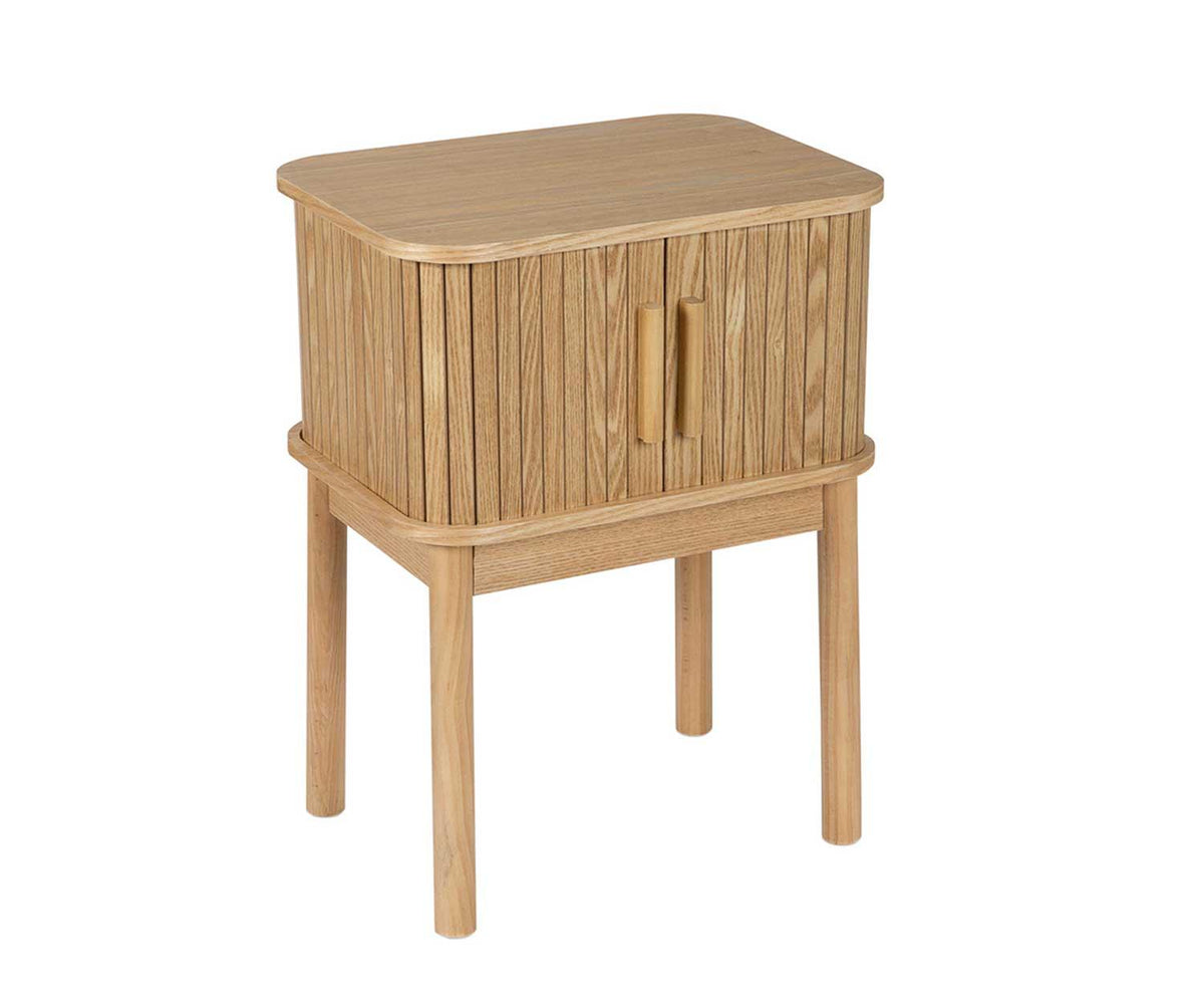ASH/PINE BEDSIDE TABLE 40X30X53CM